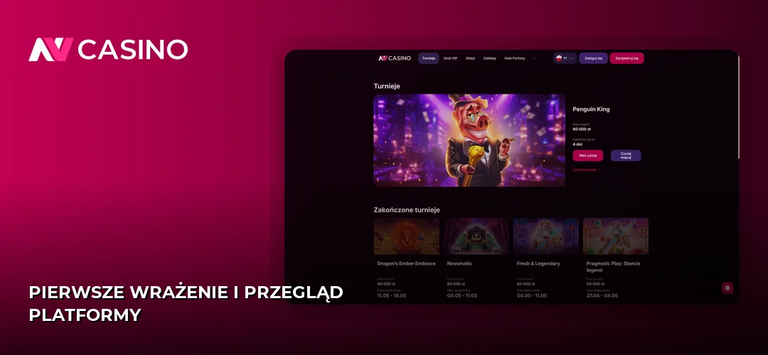 Pierwsze wrażenie i przegląd platformy